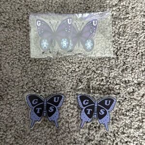 Olivia Rodrigo Guts Butterfly Earrings